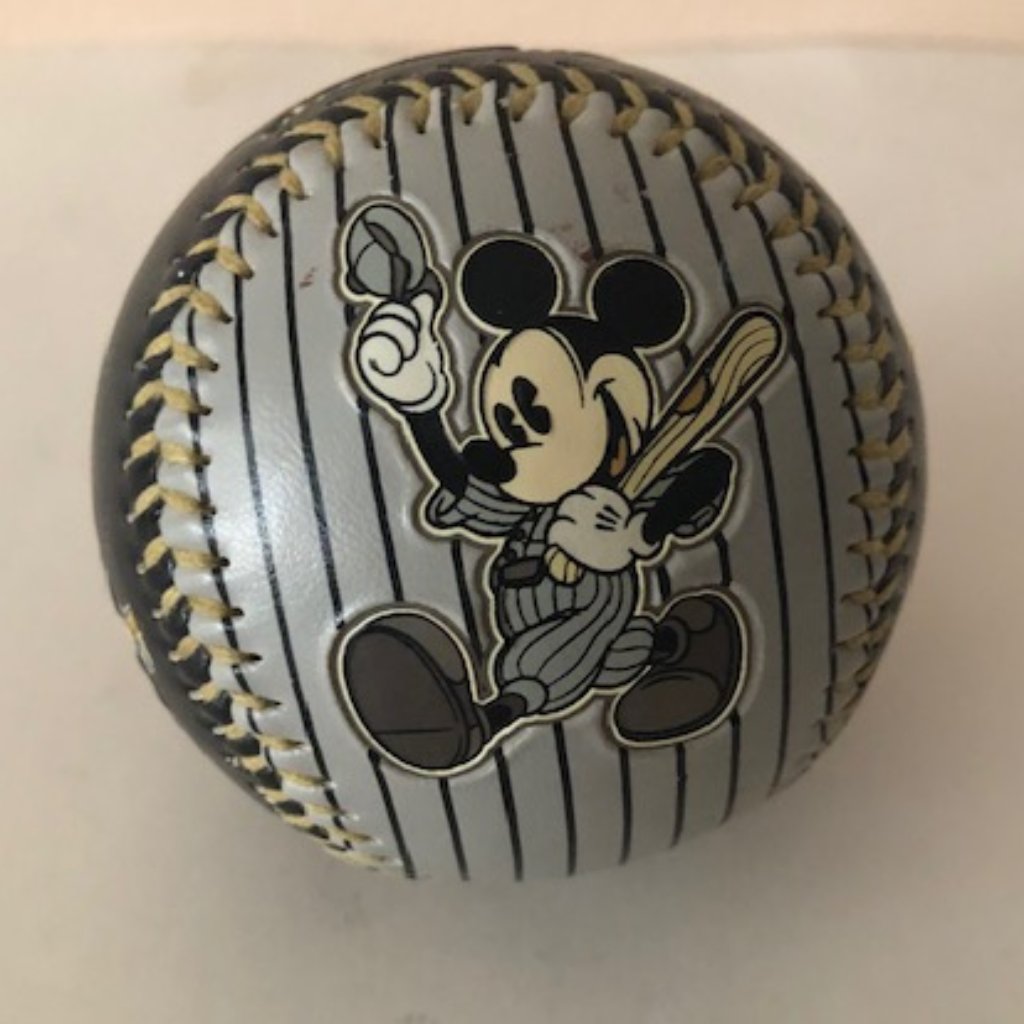 Disney Collectible Baseball All Century Steamboat Gray Mickey Mouse Rare